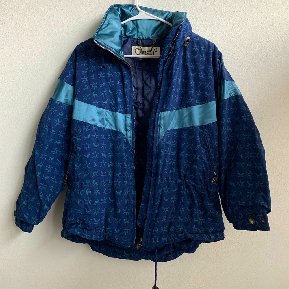 Obermeyer women’s blue jacket